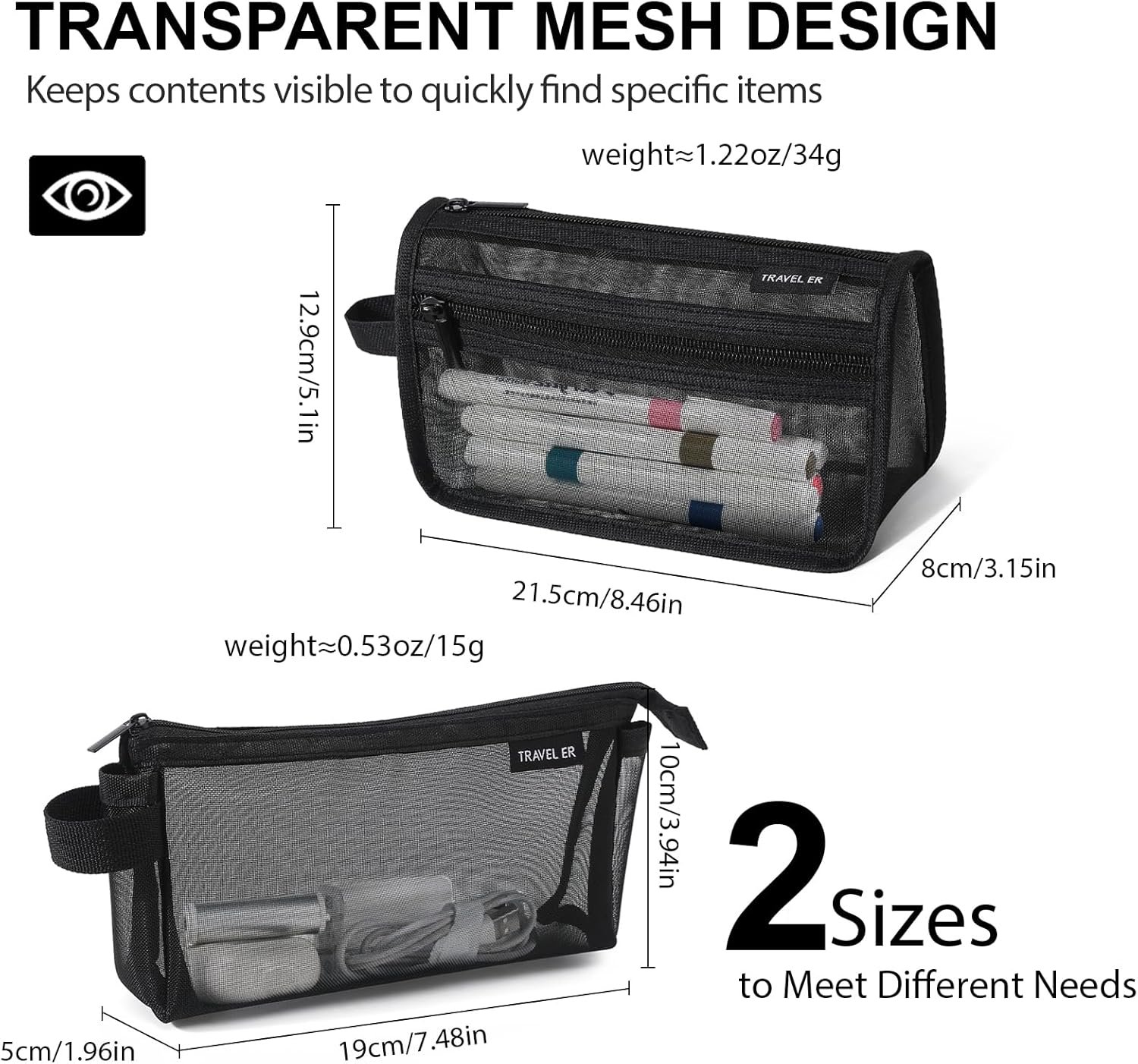 Wholesale Large Wide-Open Toiletry Bag for Travel - Makeup Cosmetic Organizer with Handle - Black Supplier