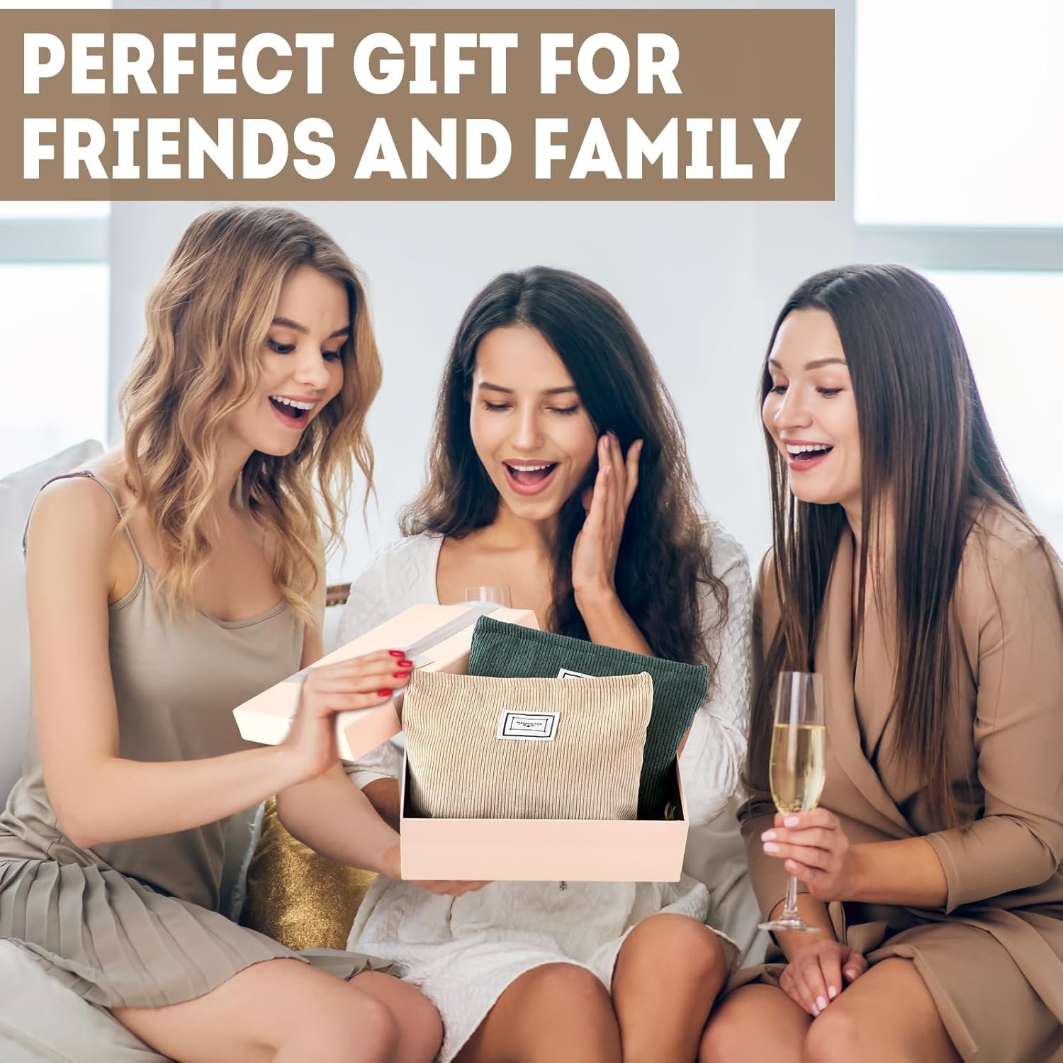 Private Label 4 Pack Large Capacity Velvet Corduroy Makeup Cosmetic Bags Zipper Travel Toiletry Purse for Women Custom Logo Organizer Factory (Fresh Color,Plaid)