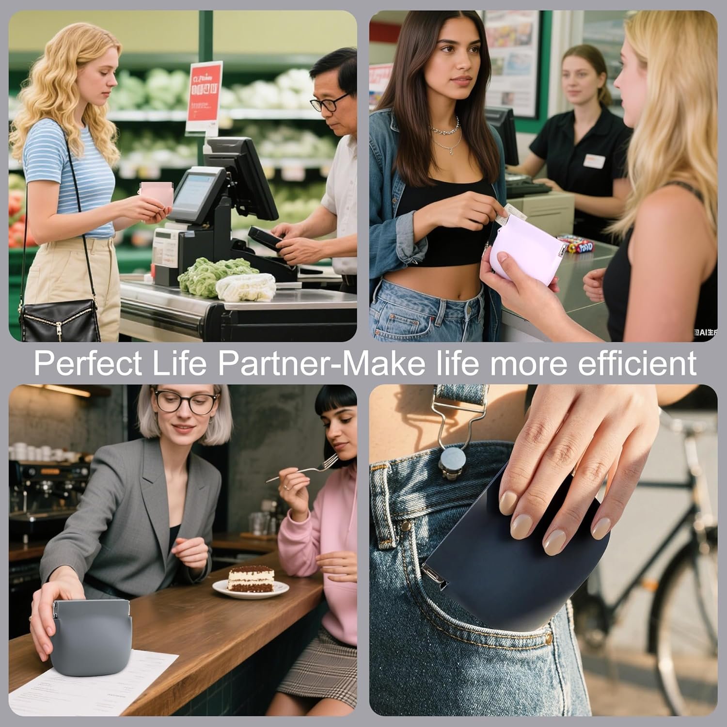 Private Label Squeeze Silicone Small Coin Purse Pouch Manufacturer for Men & Women – Change Holder for Coins Keys Lipstick Earphones with Custom Logo