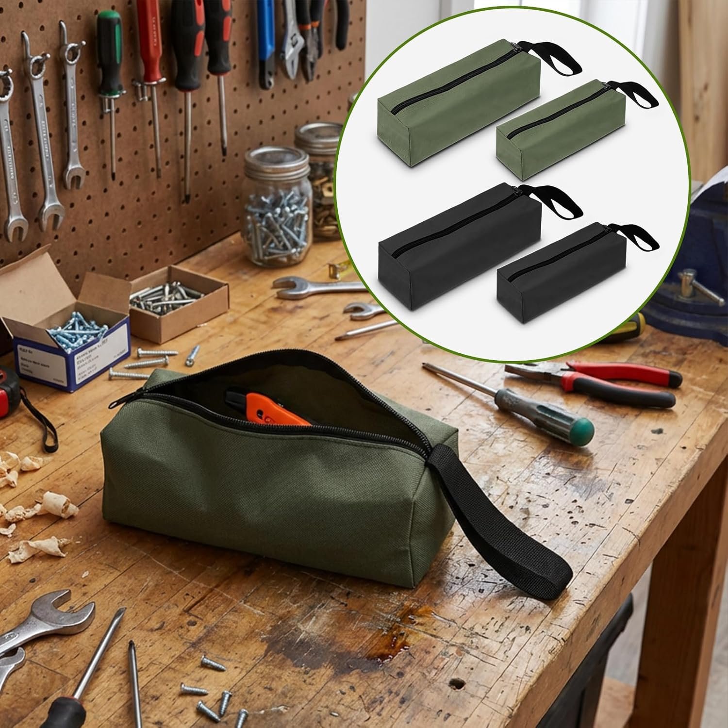 Custom Logo 4PCS Heavy Duty Tool Pouches 11.8