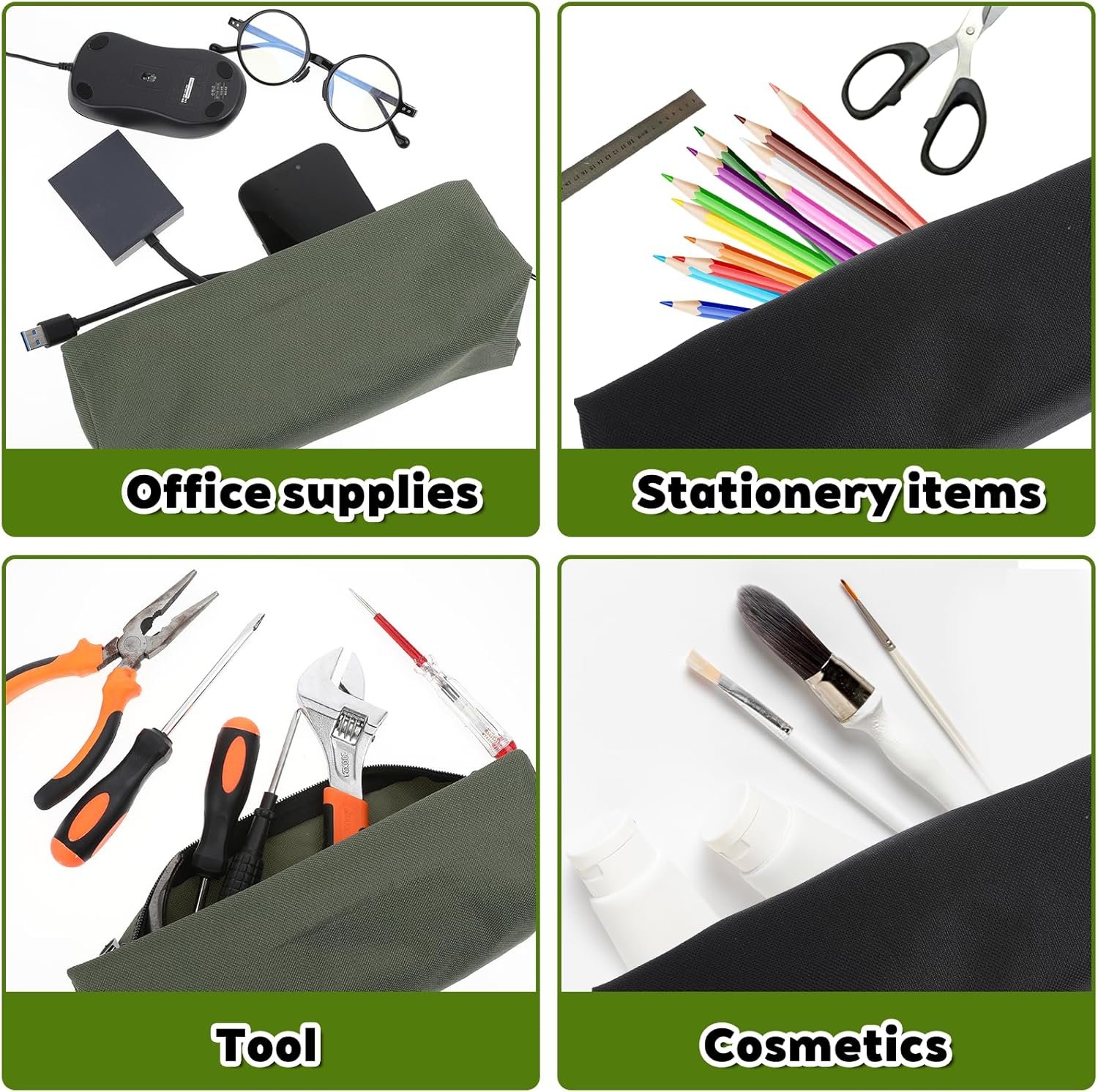 Custom Logo 4PCS Heavy Duty Tool Pouches 11.8