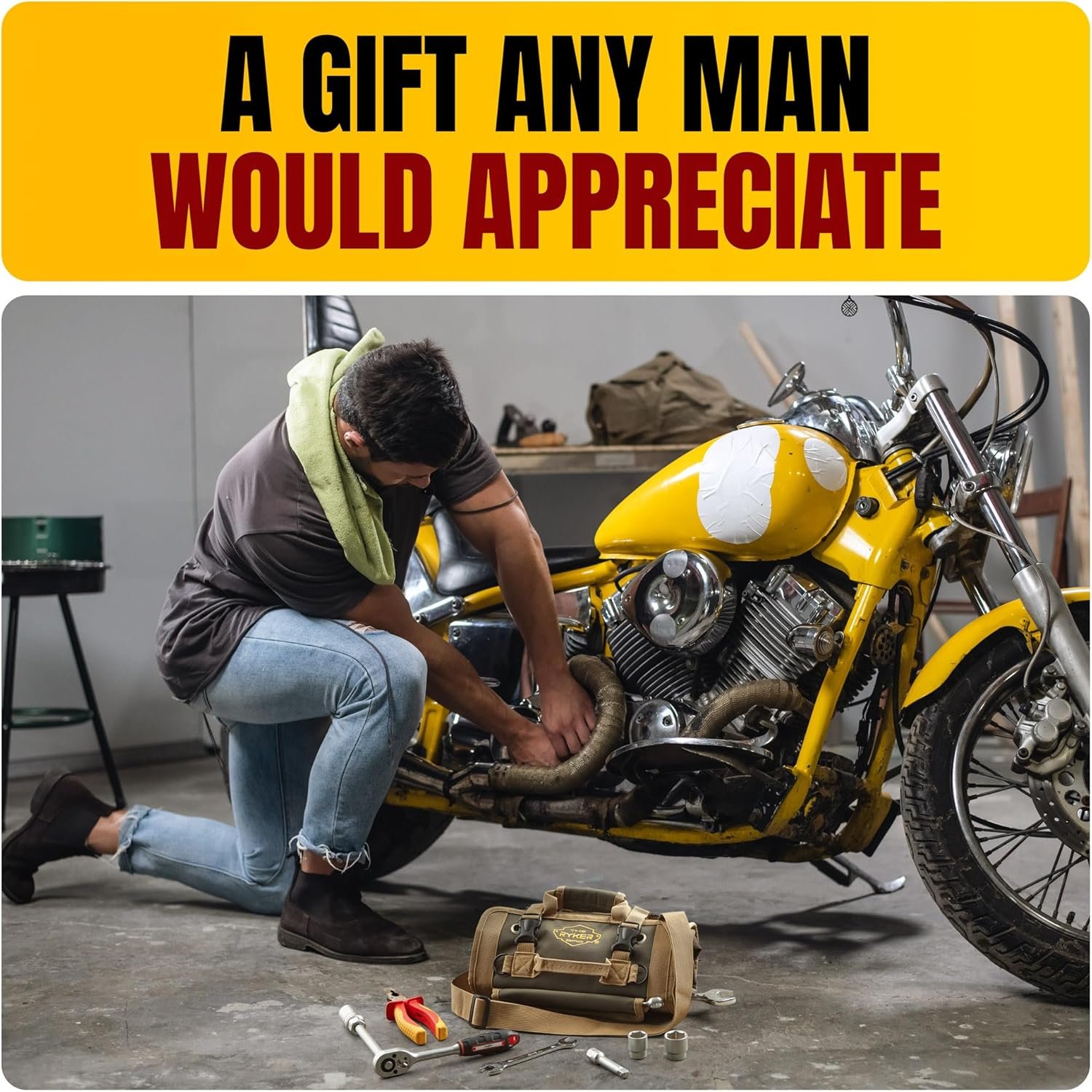 Private Label Heavy Duty Roll Up Tool Bag Organizer Custom Logo Motorcycle Tool Roll Bag Portable Rollup Toolbag with Accessible Pouches Manufacturer Gifts for Dad Mechanic Electrician Private Label Heavy Duty Roll Up Tool Bag Organizer Custom Logo Motorcycle Tool Roll Bag Portable Rollup Toolbag with Accessible Pouches Manufacturer Gifts for Dad Mechanic Electrician