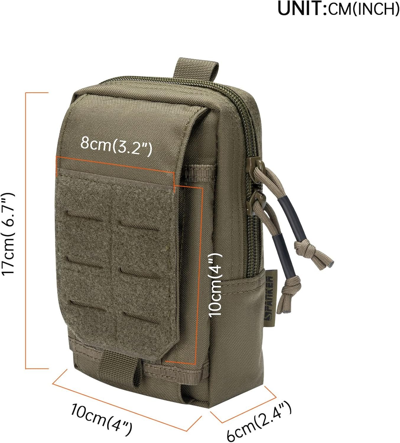 Private Label Tactical EDC MOLLE Utility Pouch Phone Holster Waist Bag with Custom Logo Tool Pouch for MOLLE Accessories Manufacturer