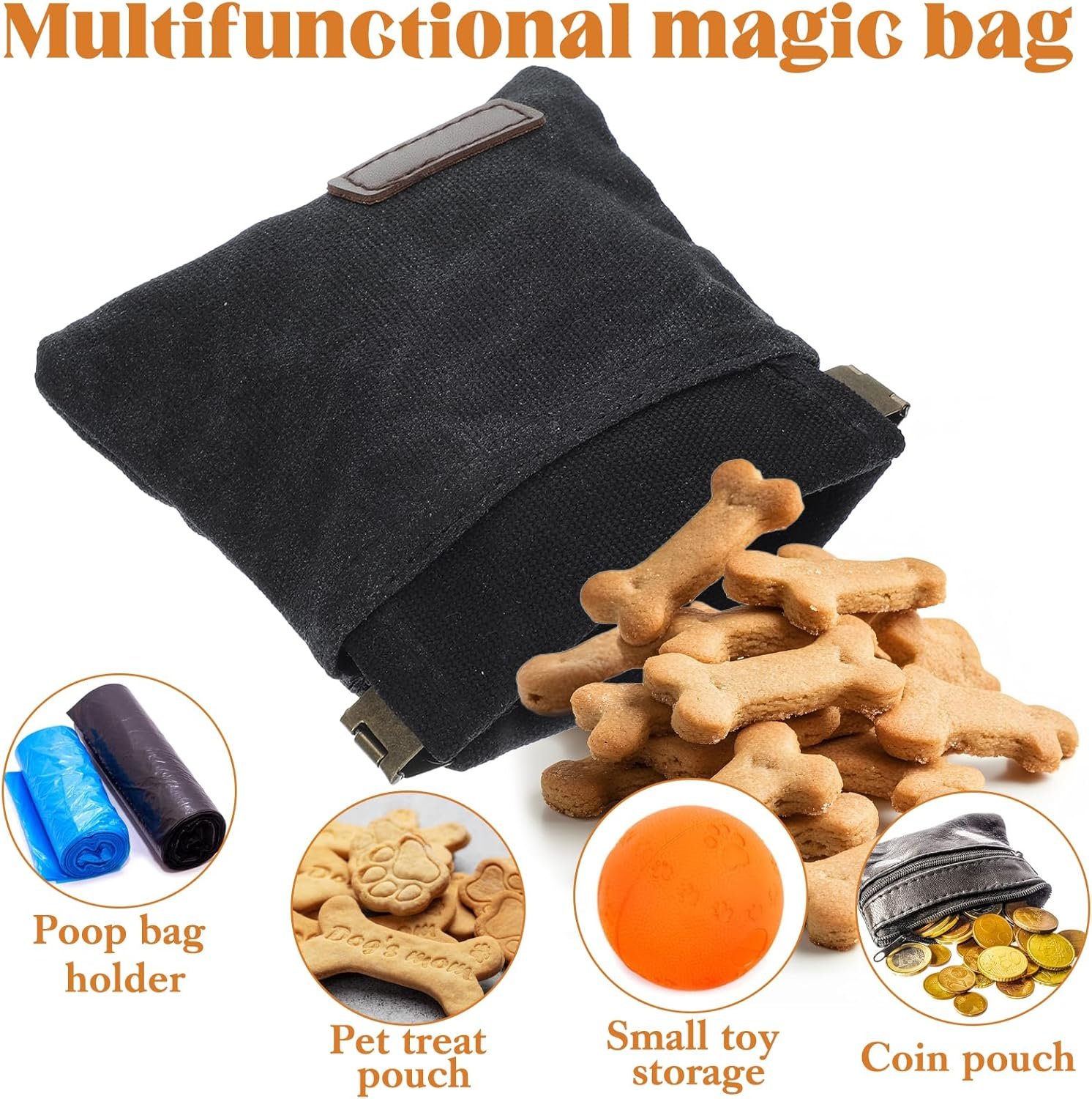 Private Label Dog Training Pouch with Belt Clip Custom Logo Adjustable Waist Treat Bag for Dog Walking Obedience Classes Hiking Portable Pet Snack Dispenser Manufacturer for Puppy Rewards Park Visits Training Accessories