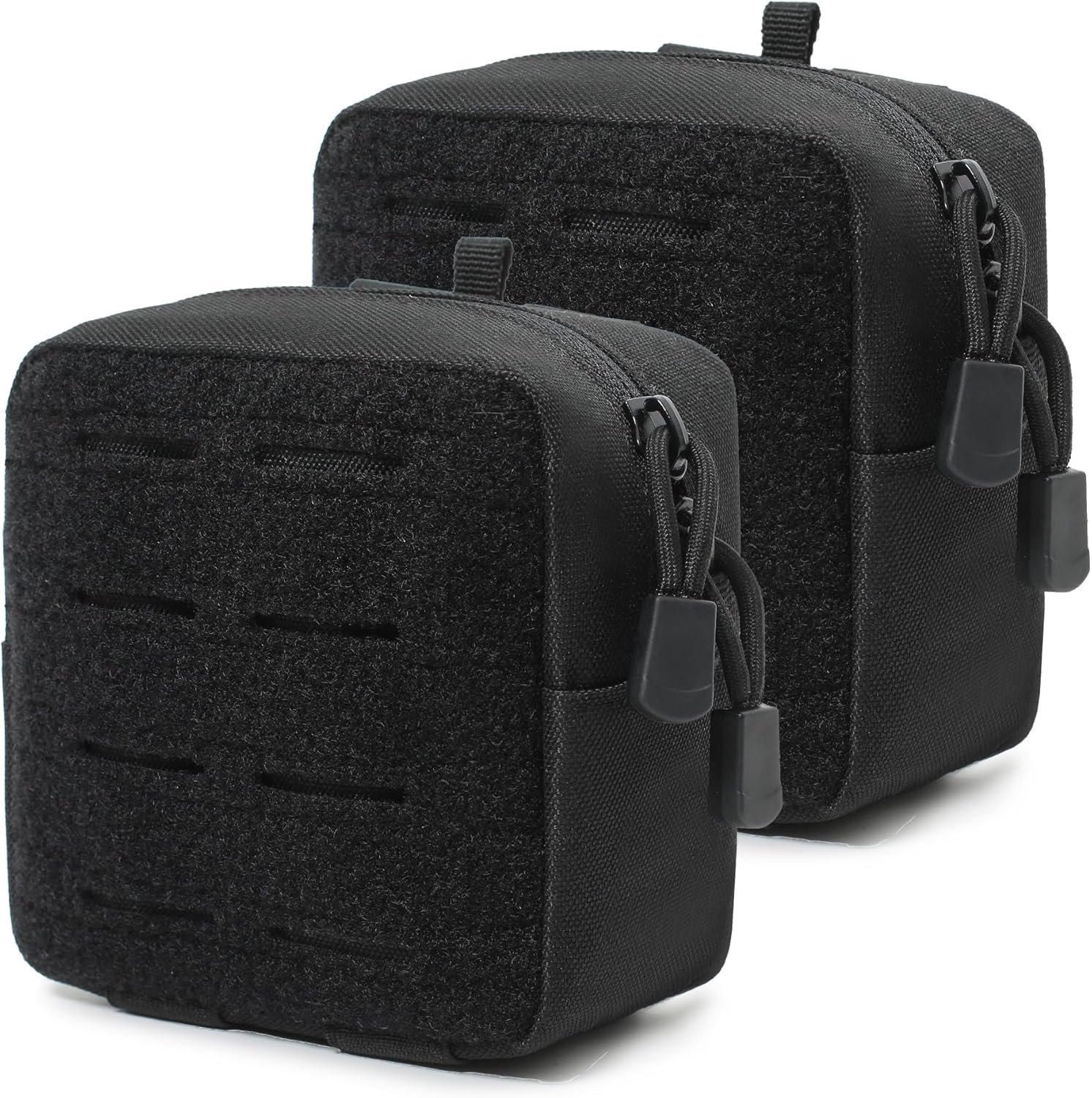 Custom Logo 2 Pack Mini Tactical MOLLE Compact Ammo Pouch - Private Label Small General Purpose Admin Utility EDC Tool Pouches - Multi-Purpose Waist Belt Supplier