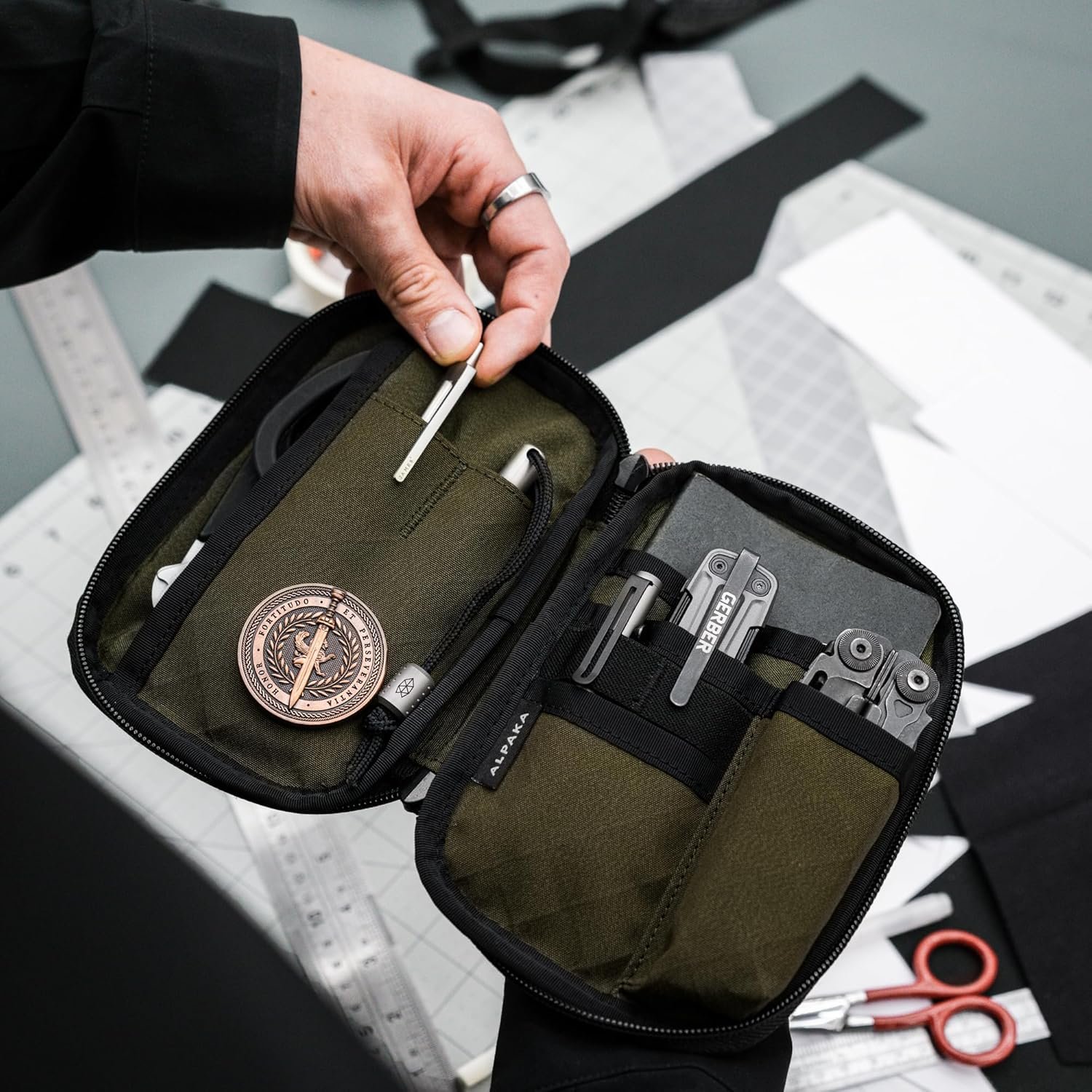 Private Label Admin Pouch Pro - Small Tool Pouch with Smooth Zipper Weatherproof Storage for Electronics Cables EDC Organizer Travel Accessories Custom Logo Manufacturer Private Label Admin Pouch Pro - Small Tool Pouch with Smooth Zipper Weatherproof Storage for Electronics Cables EDC Organizer Travel Accessories Custom Logo Manufacturer