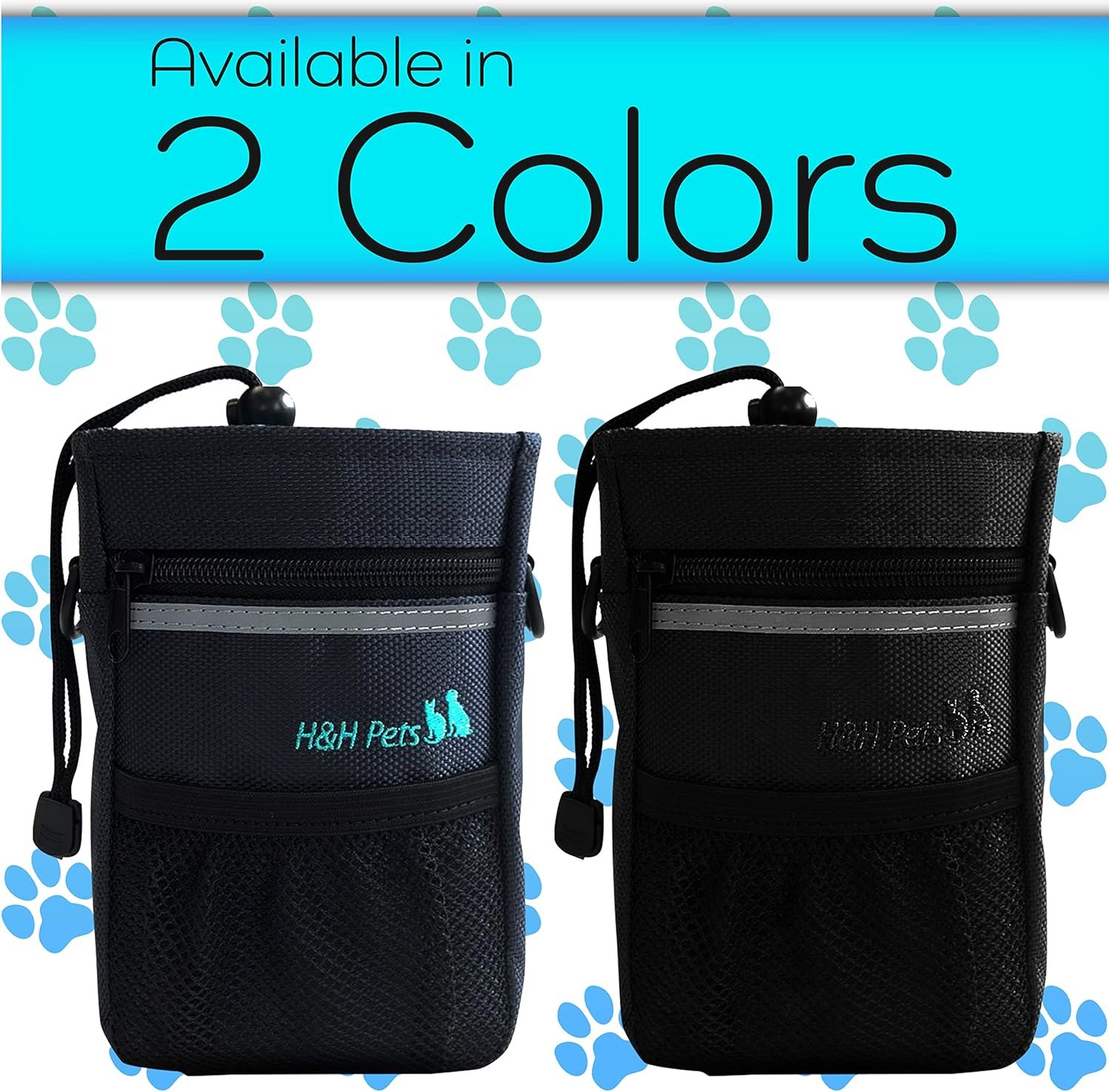 Private Label Dog Treat Pouch with Shoulder Strap and Waste Bag Dispenser Custom Logo Training Accessories Manufacturer