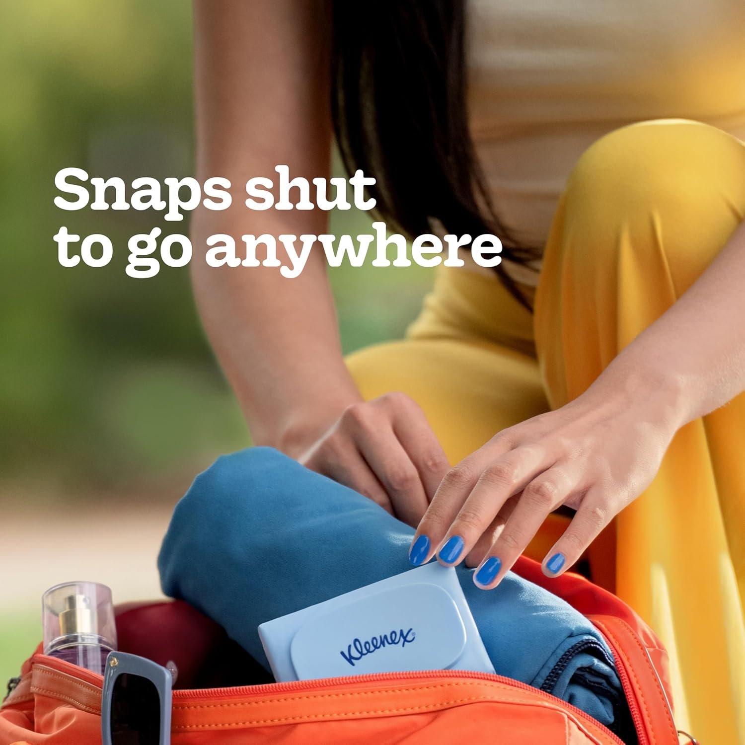 Private Label Snap & Go Ultra Soft Facial Tissues with Custom Logo 4 On-the-Go Packs 25 Tissues per Pack 3-Ply from Factory