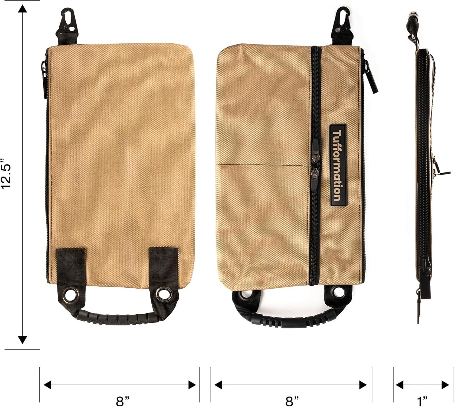 Private Label Small Tool Pouch Organizer with Zipper Custom Logo Bag Multiple Compartments for Electricians Manufacturer