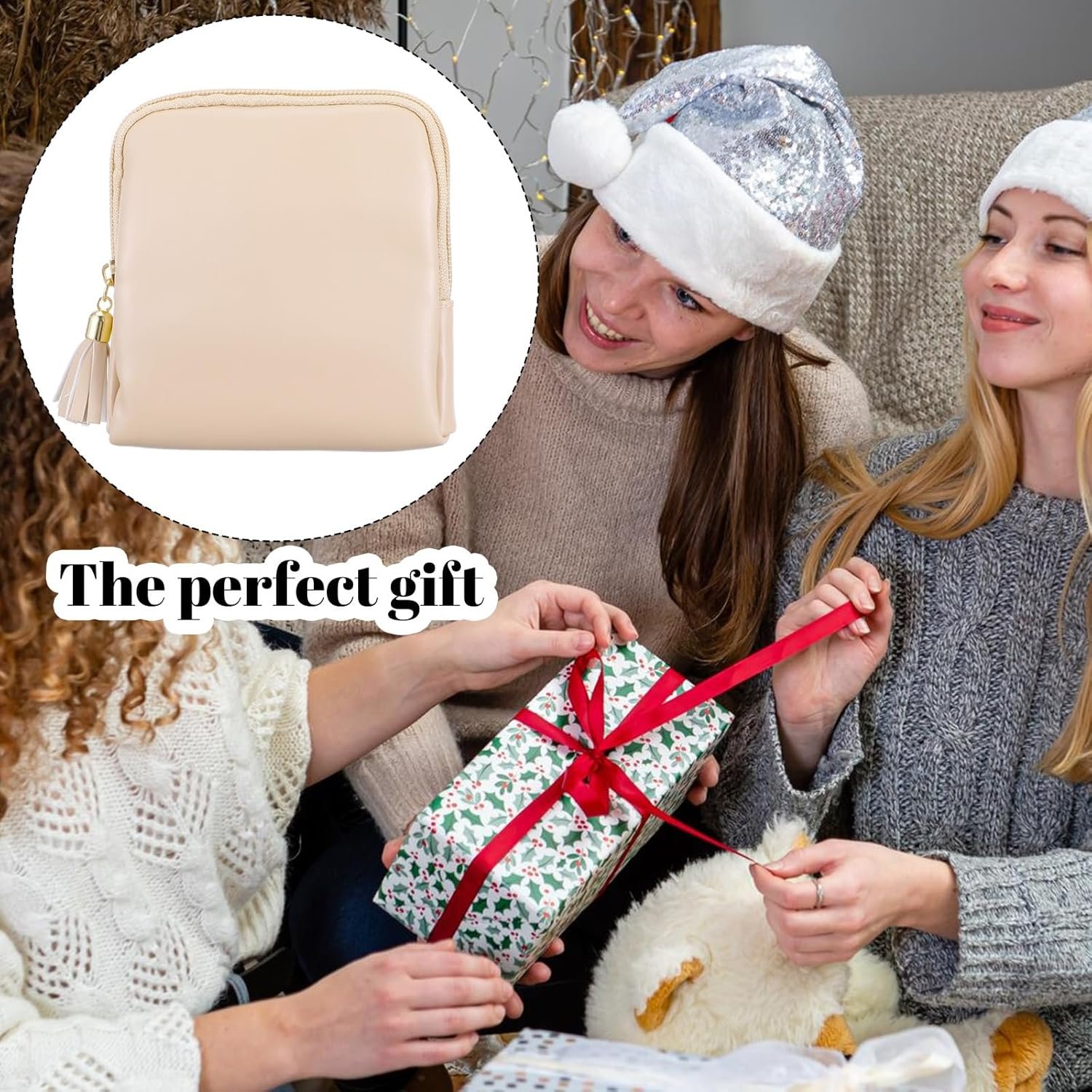 Custom Logo Small Travel Jewelry Case Organizer for Women Zipper Velvet Interior Brown Pouch Bag Private Label Portable Jewelry Box Factory for Gemstones Healing Crystal Bracelets