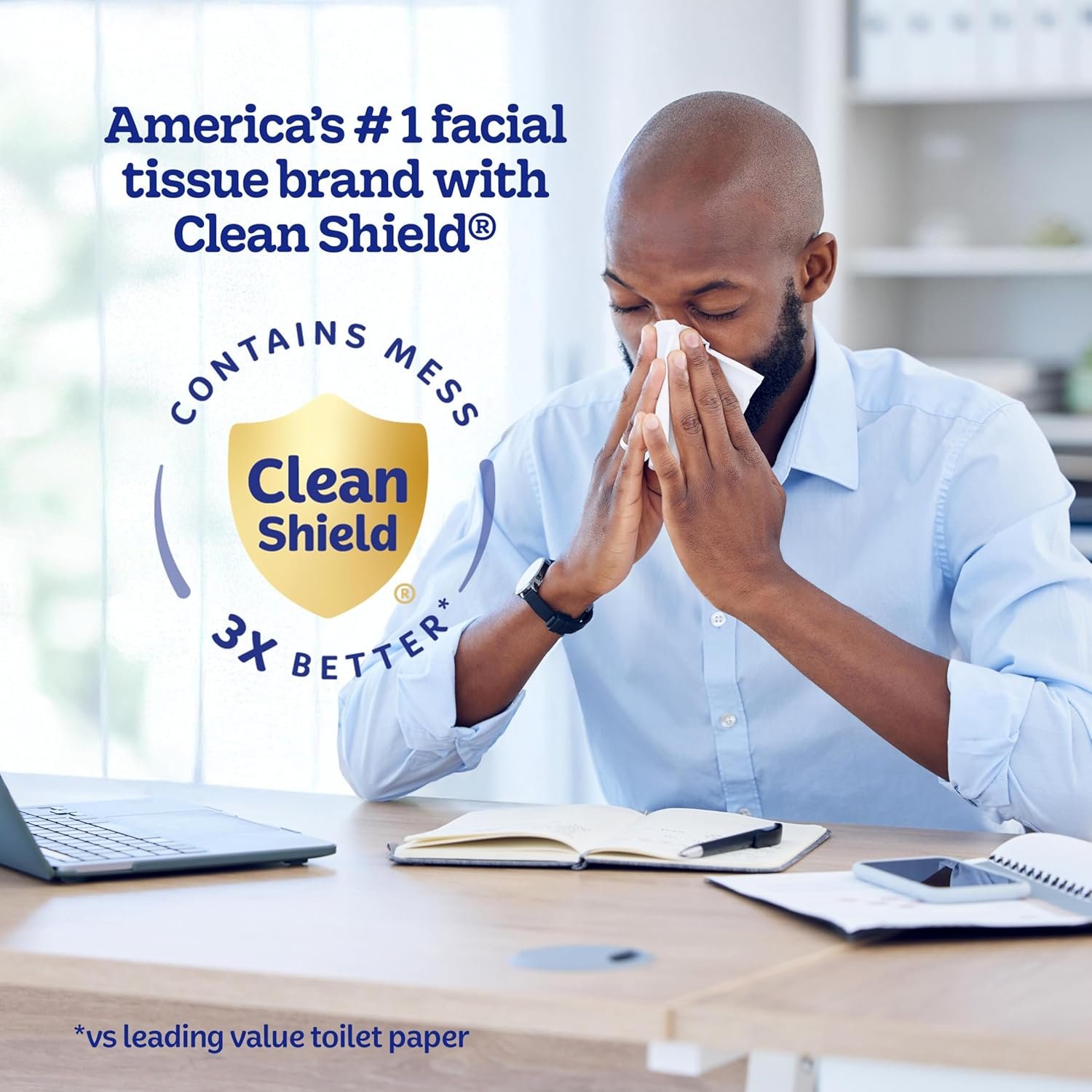 Private Label Ultra Soft 3-Ply Facial Tissues 8 Cube Boxes 80 Tissues per Box with Custom Logo from Manufacturer