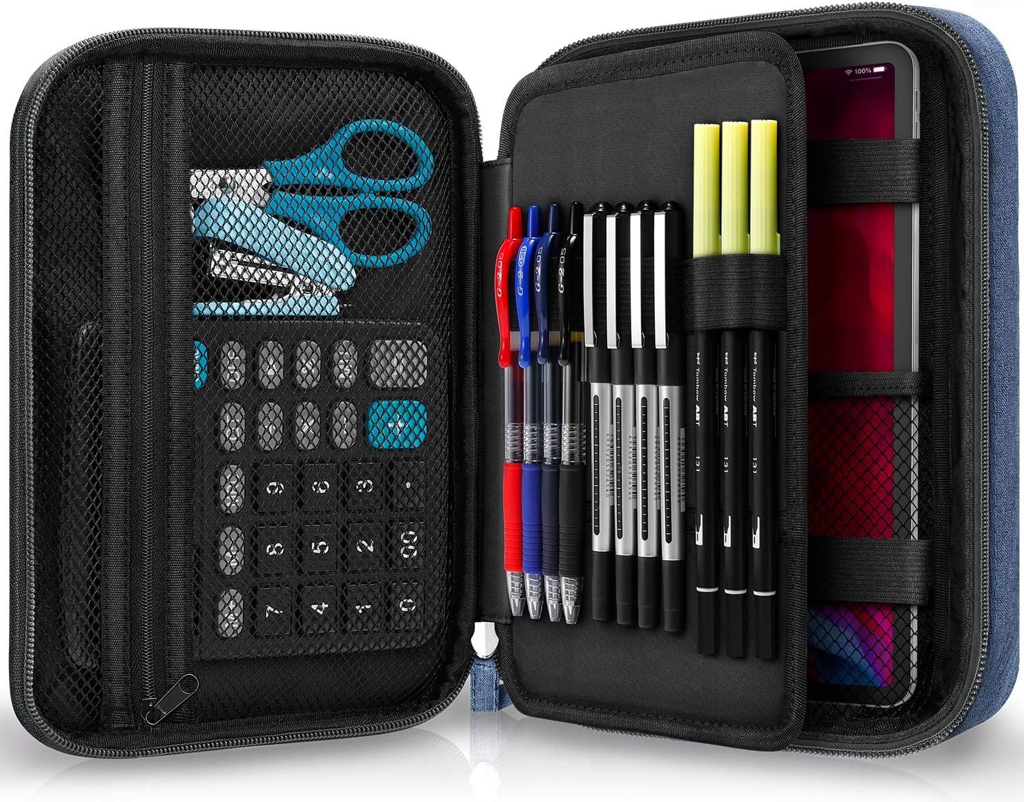 Private Label Big Capacity Marker Pen Pencil Storage Pouch Custom Logo Stationery Bag for Art Tools Sketch Bullet Journal School Office College Students Manufacturer