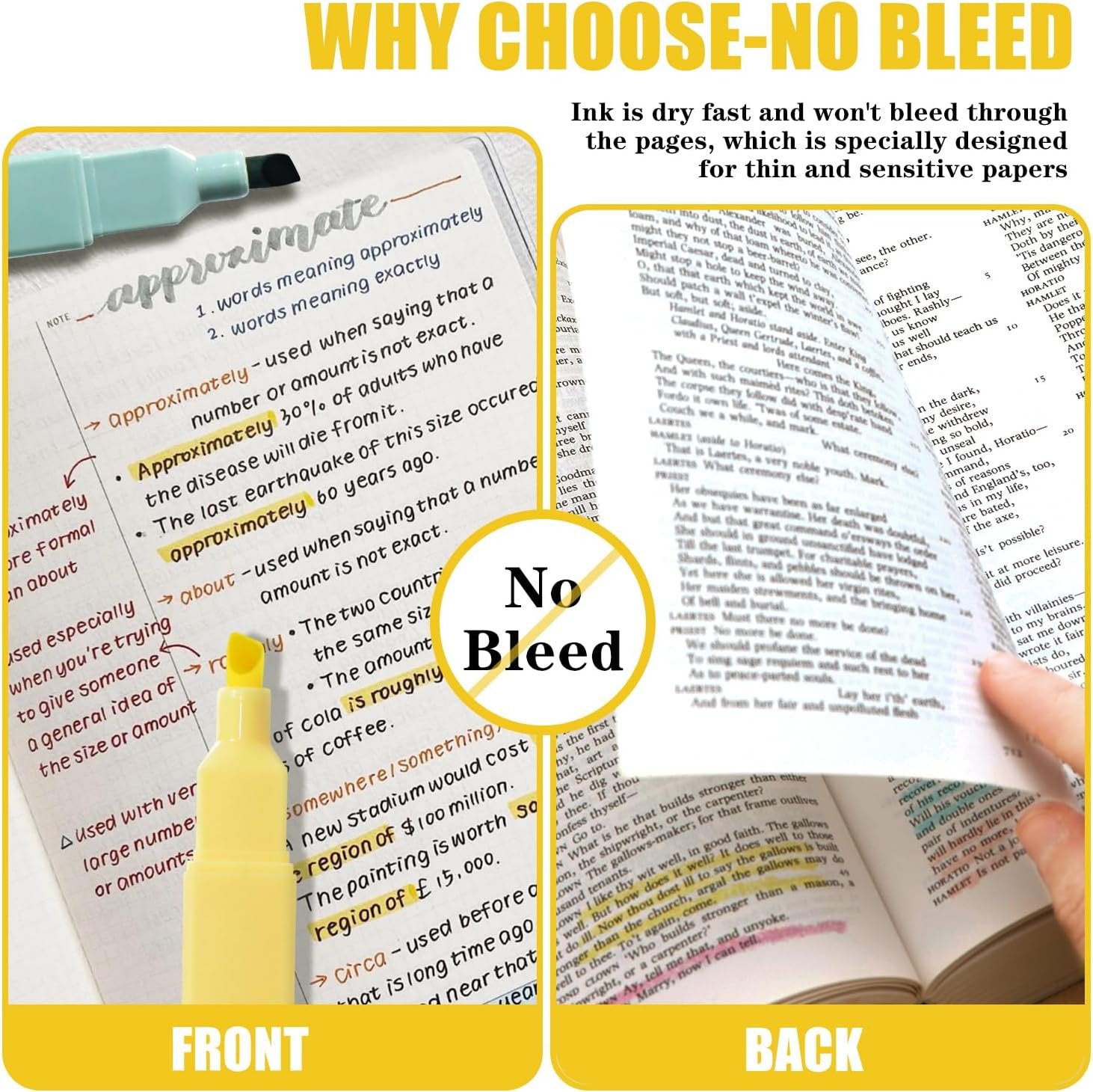 Custom Logo 8 pcs Aesthetic Pastel Highlighters Chisel Tip Book Highlighter Private Label No Bleed Bible Highlighter Candy Assorted Colors Manufacturer