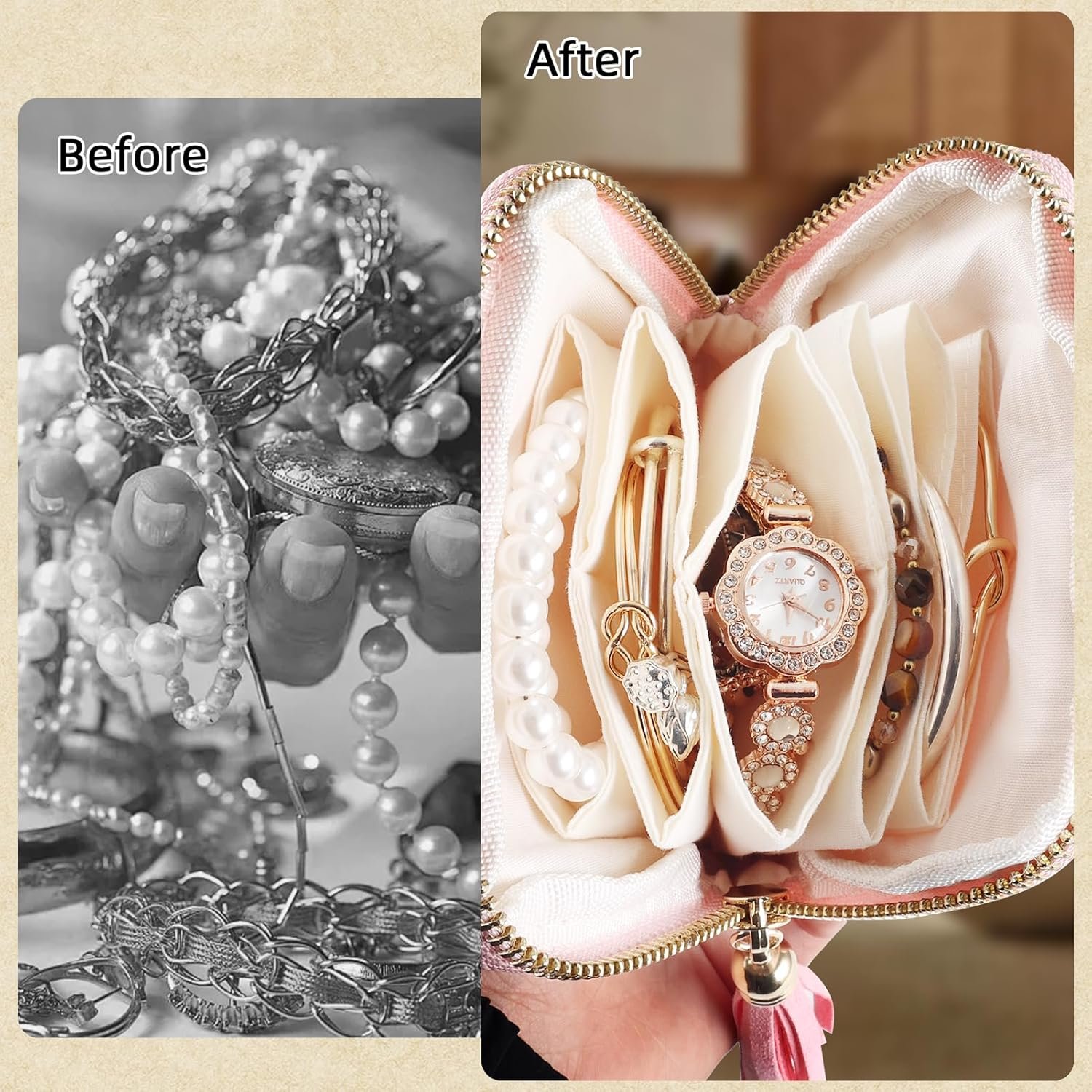 Private Label Small Mini Travel Jewelry Organizer Custom Logo Portable Soft Velvet Pouch with Zipper for Bracelets Rings Earrings Women Pink Manufacturer