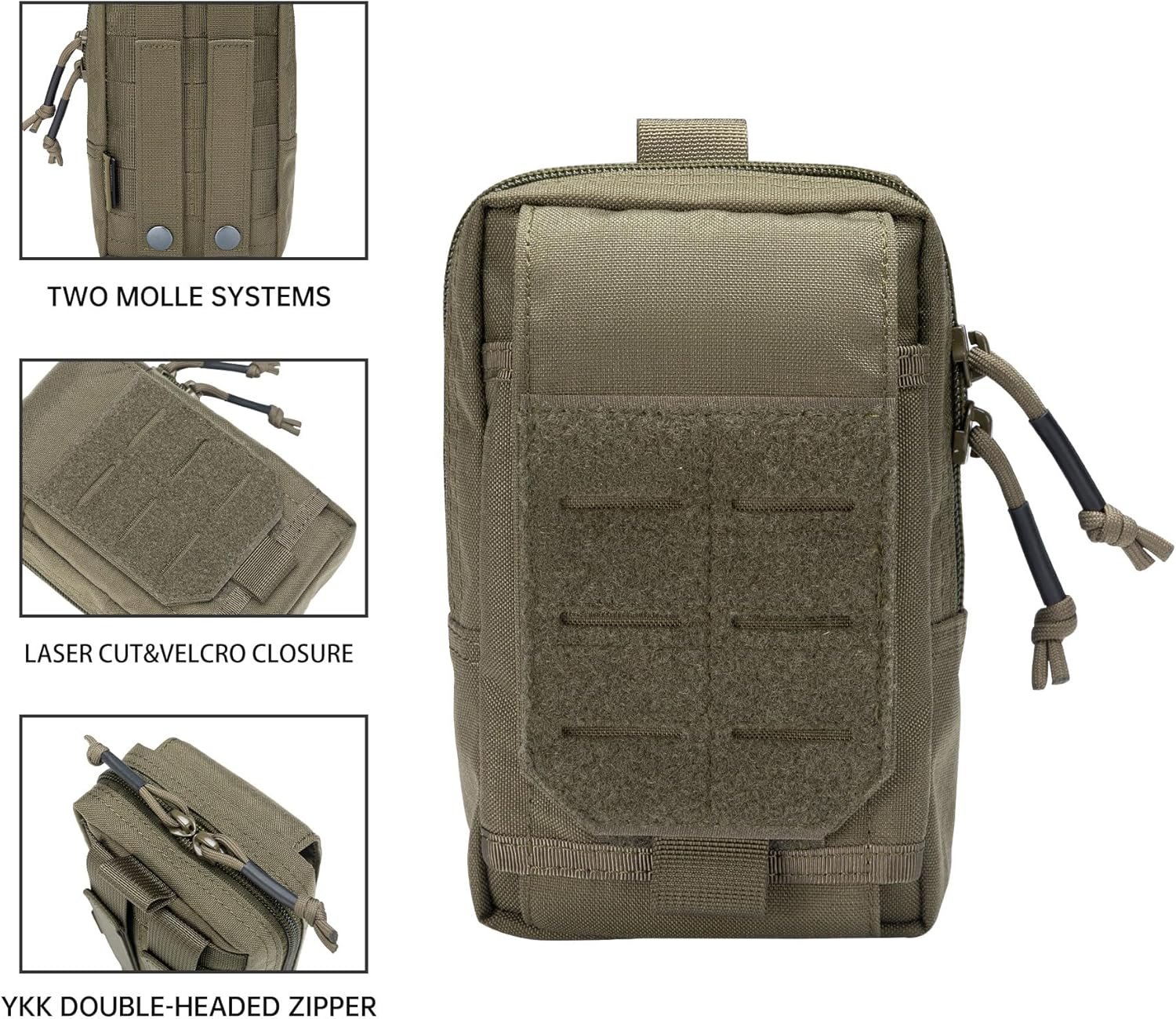 Private Label Tactical EDC MOLLE Utility Pouch Phone Holster Waist Bag with Custom Logo Tool Pouch for MOLLE Accessories Manufacturer