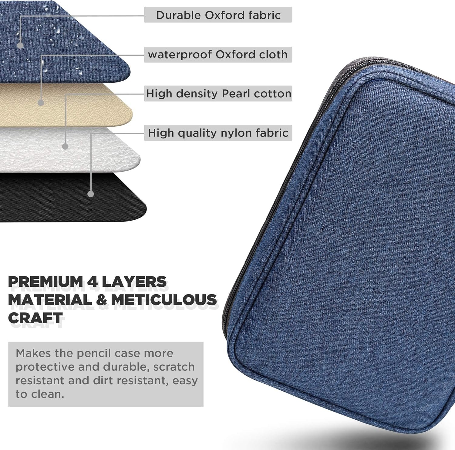 Private Label Big Capacity Marker Pen Pencil Storage Pouch Custom Logo Stationery Bag for Art Tools Sketch Bullet Journal School Office College Students Manufacturer