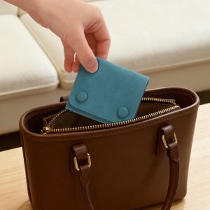 Private Label 4 Pieces Small Microfiber Jewelry Bags with 3 Compartments Custom Logo Lightweight Travel Organizer Rolls for Rings Earrings Bracelets Necklaces Manufacturer